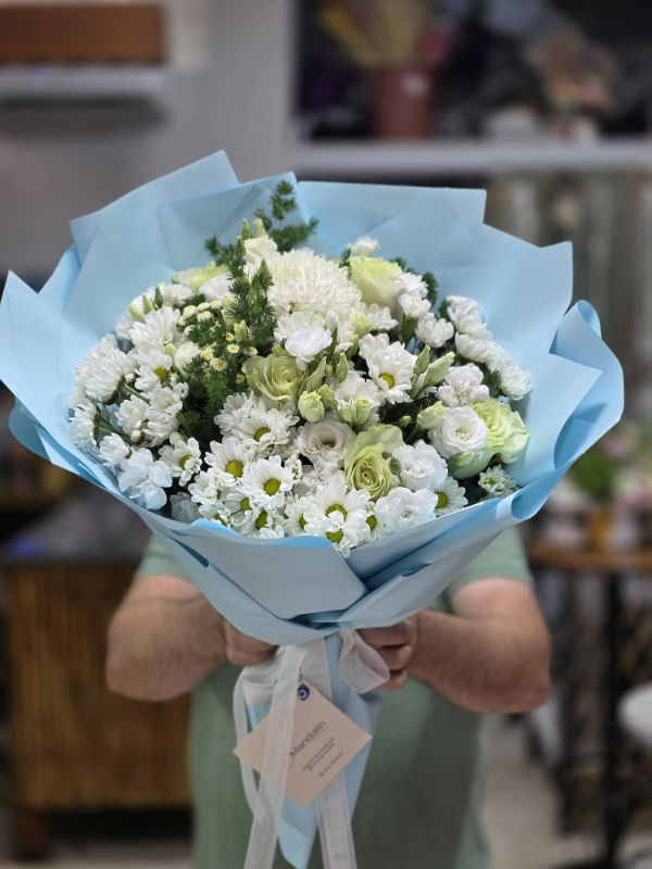  Bodrum Florist - Blue White Breeze