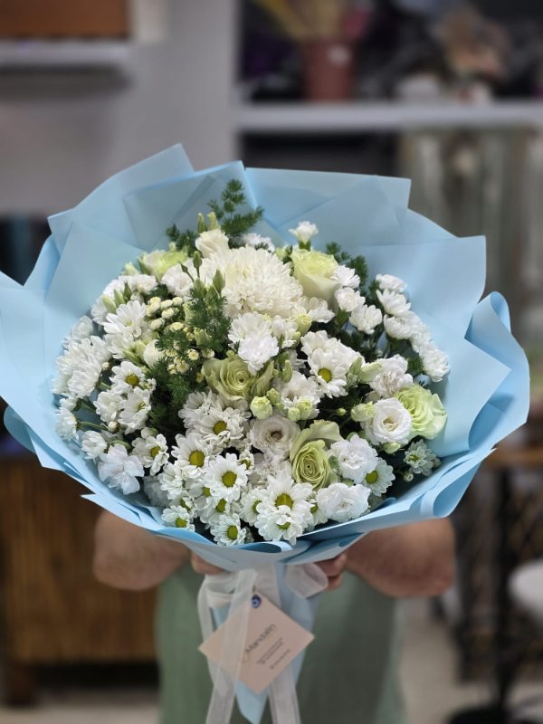  Bodrum Send Flowers - Blue White Breeze