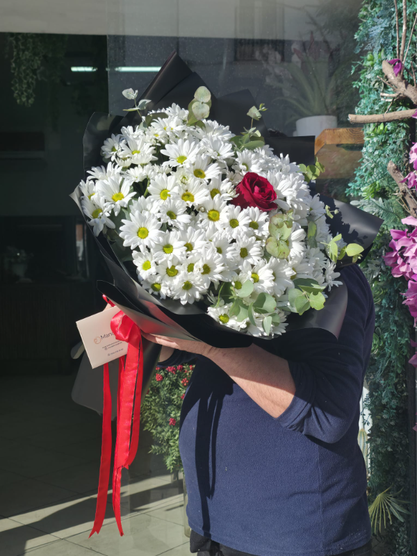 Bodrum Çiçek Siparişi - Özel Papatya Buketi