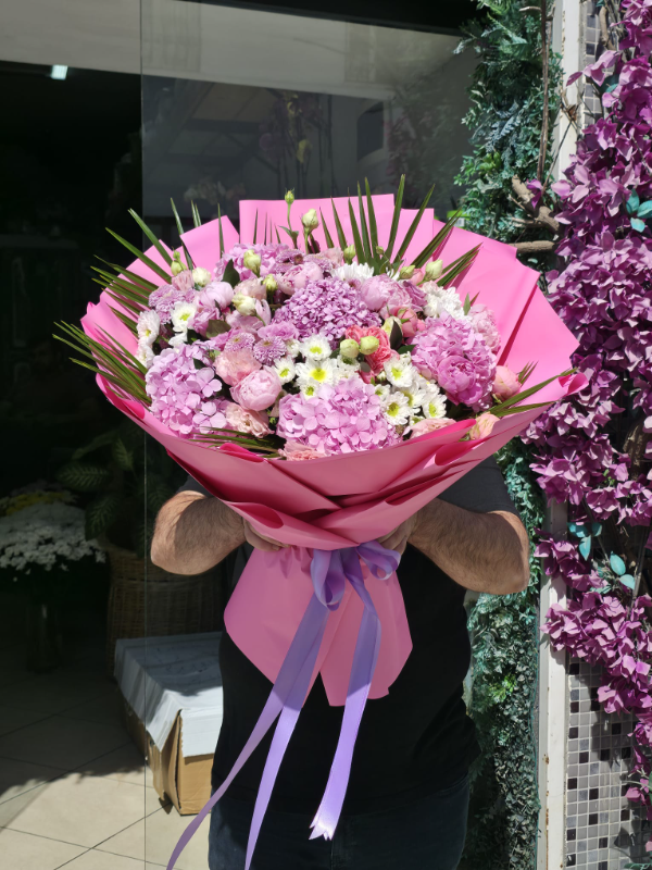  Bodrum Çiçek Gönder - Bodrum Pembe Ortanca Büyüsü