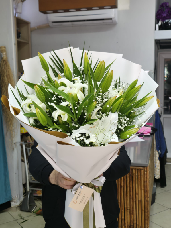  Bodrum Florist - Bodrum Premium Lilies Bouquet