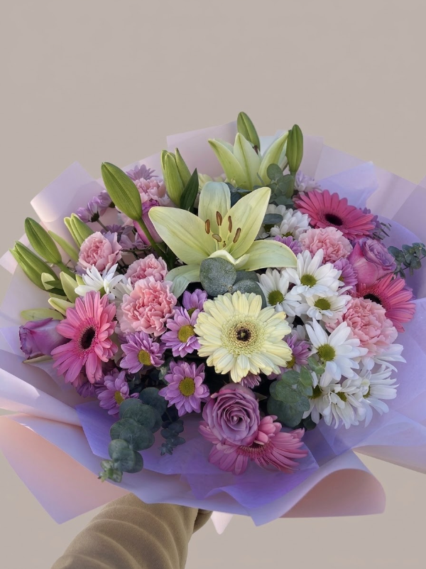  Bodrum Çiçekler - Pastel Lilyum