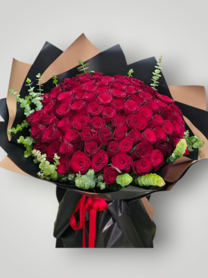  Bodrum Çiçekler - 101 Gül Buketi